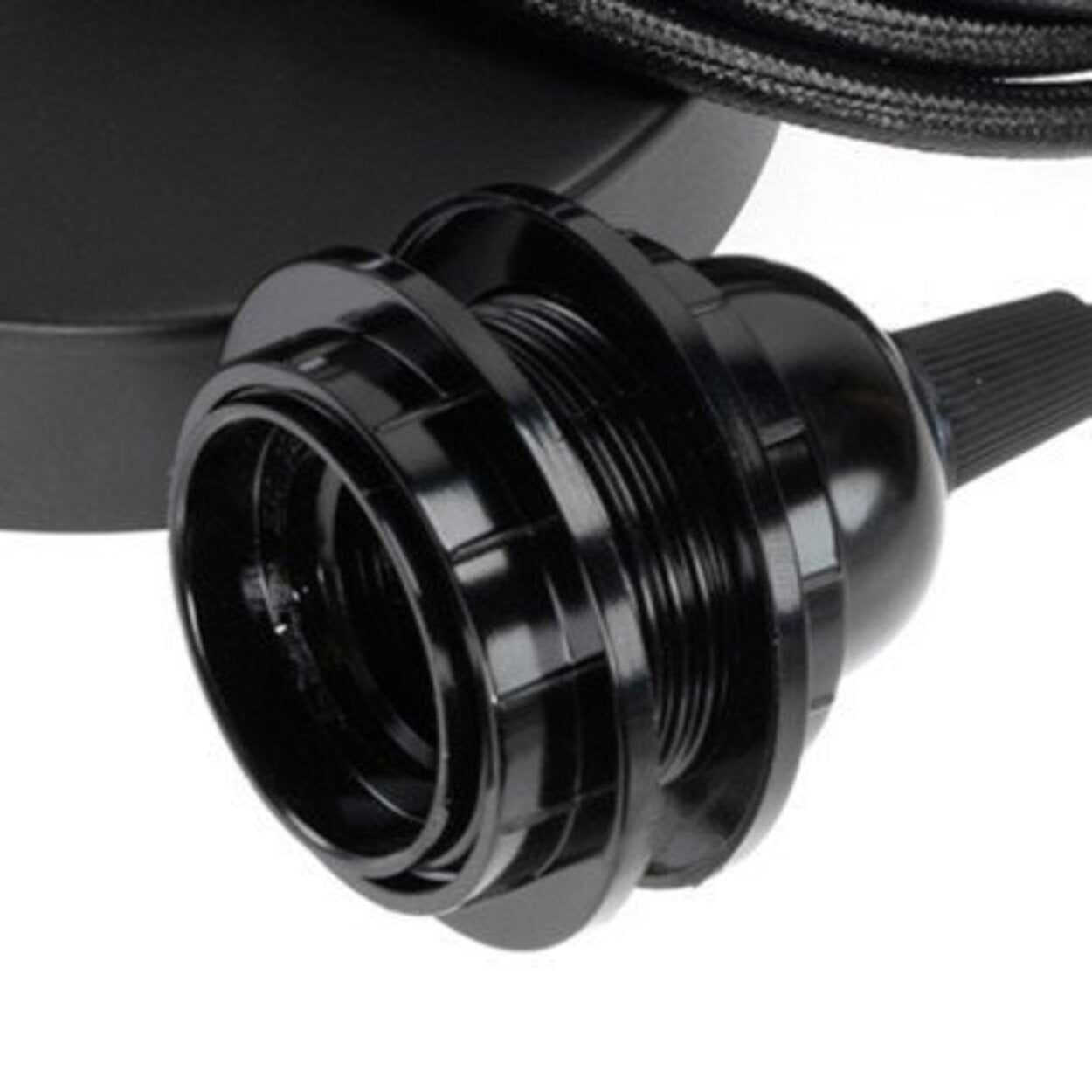Plafondarmatuur met 1 fitting Zwart Bazar Bizar