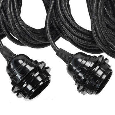 Plafondarmatuur met 5 fittings Zwart Bazar Bizar