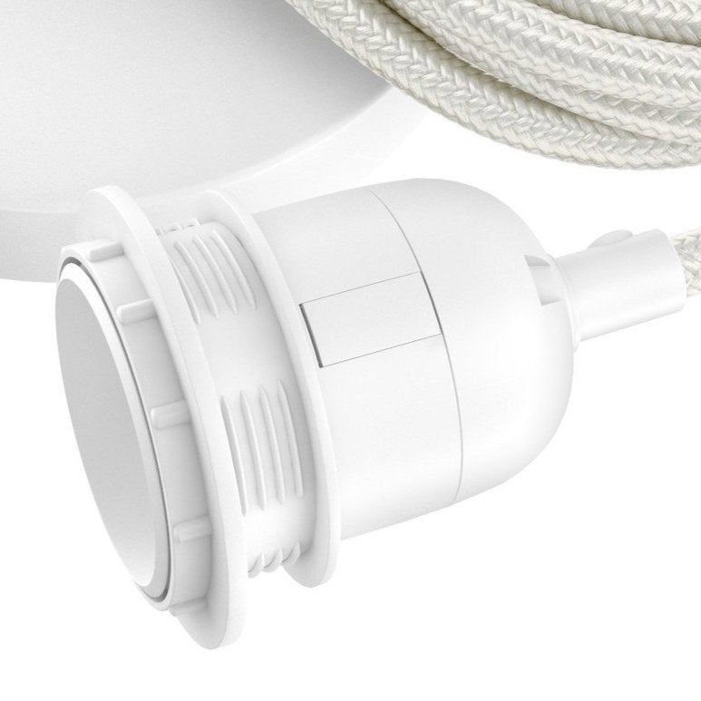 Plafondarmatuur met 1 fitting Wit Bazar Bizar