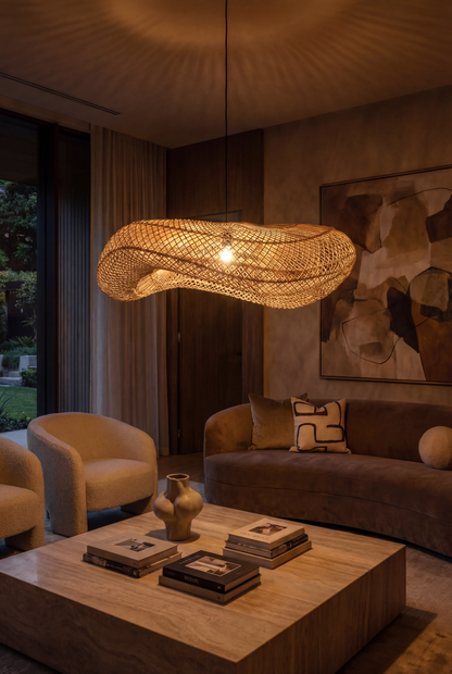 Hanglamp Wave Natural XL Raw Materials
