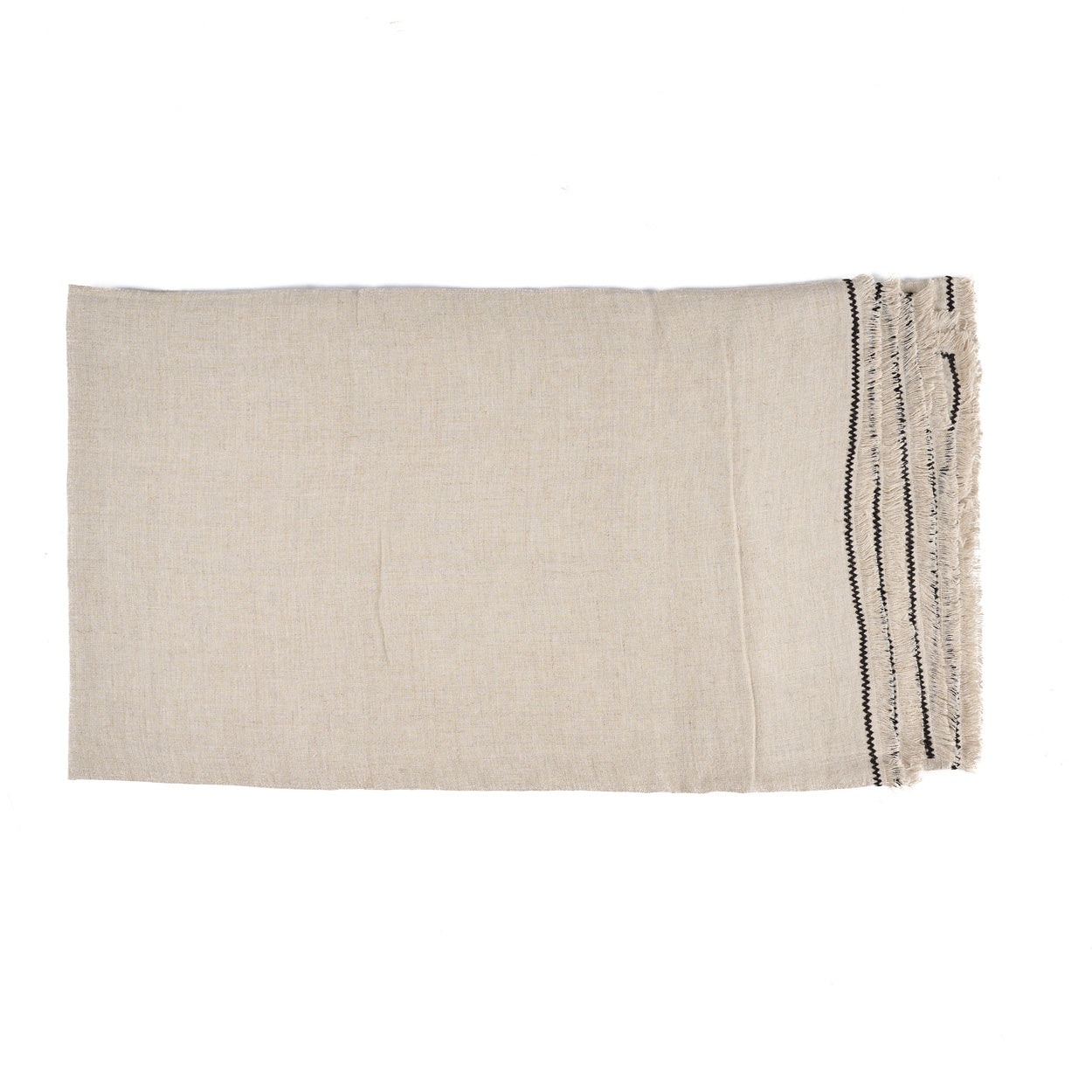 Het Tuscany Tafelkleed - Naturel Zwart - 150x250