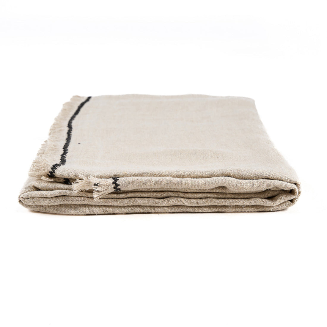 Het Tuscany Tafelkleed Naturel Zwart 150x300 Bazar Bizar