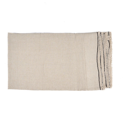 Het Tuscany Tafelkleed Naturel Zwart 150x300 Bazar Bizar
