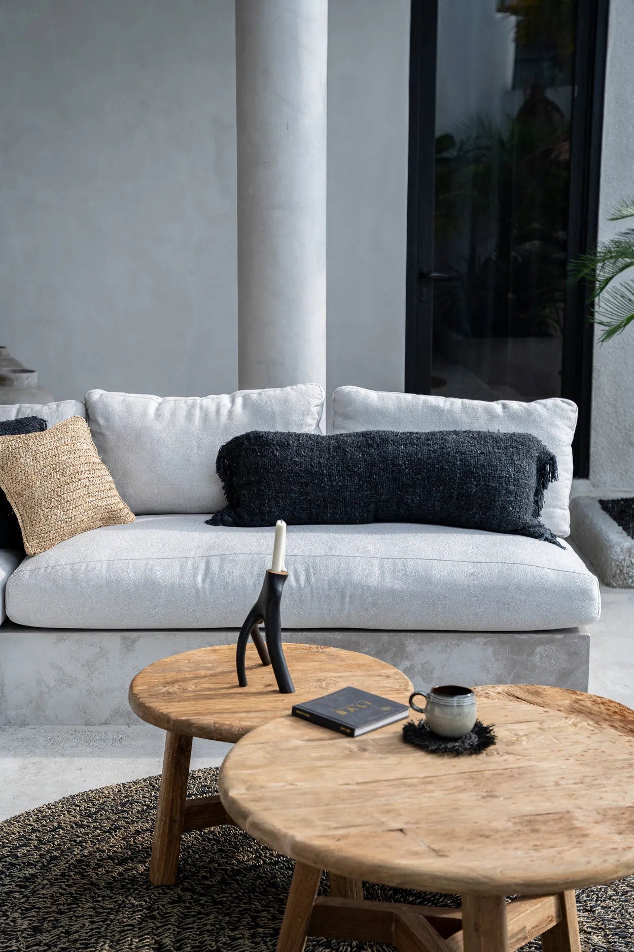 The Oh My Gee Cushion Cover - Navy Black - 30x50