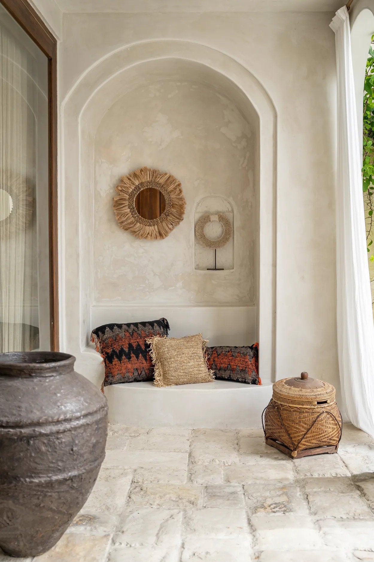 The Oh My Gee Cushion Cover - Black Orange - 35x60