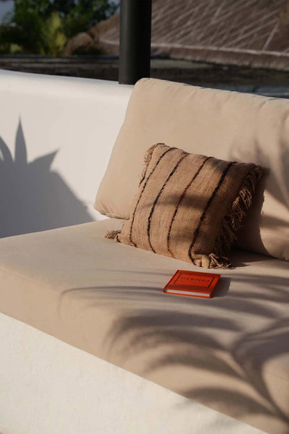 The Oh My Gee Cushion Cover - Beige Black - 40x40