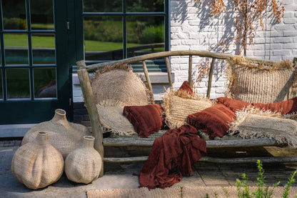 The Oh My Gee Cushion Cover - Burgundy Velvet - 30x50