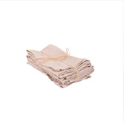 Het Linnen Servet - Beige - Set van 4