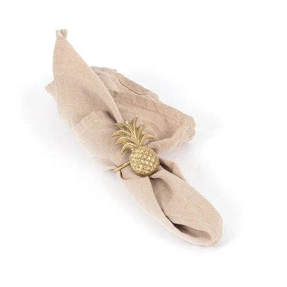 Het Linnen Servet - Beige - Set van 4
