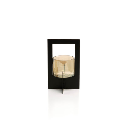 De Hurricane Framed Kandelaar Zwart Large Bazar Bizar