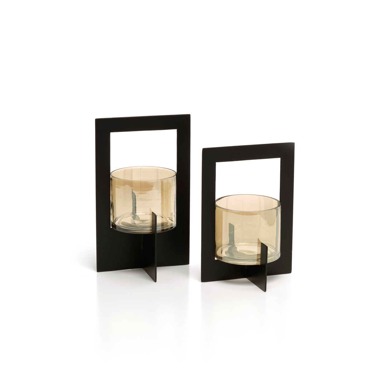 De Hurricane Framed Kandelaar Zwart M Bazar Bizar