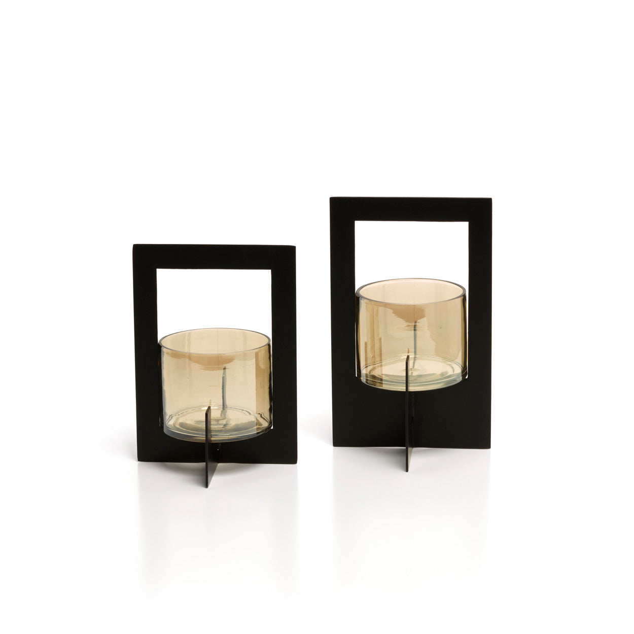 De Hurricane Framed Kandelaar Zwart M Bazar Bizar