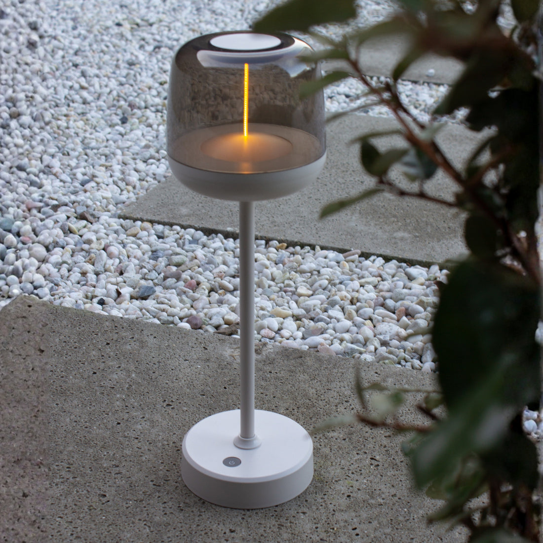Rhone Beige LED Outdoor Lamp Hoog PTMD