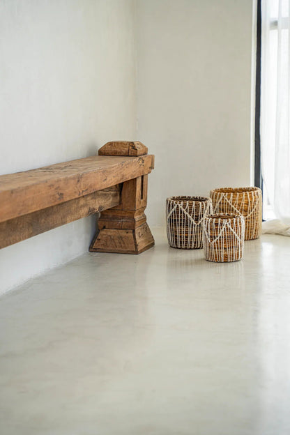 De Macra-mazing Mand - Naturel Wit - L