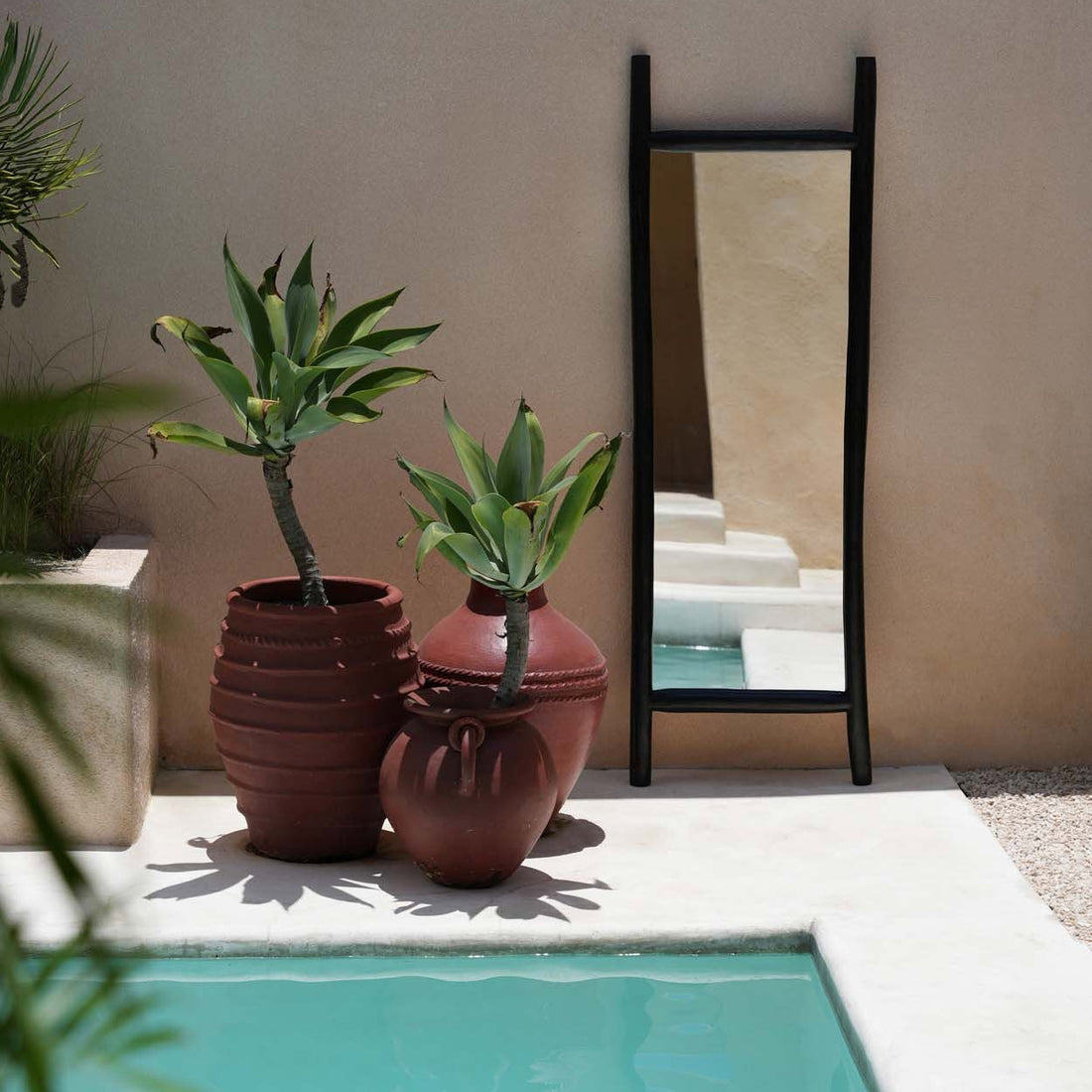 De Island Dressing Room Spiegel Zwart 170x57cm