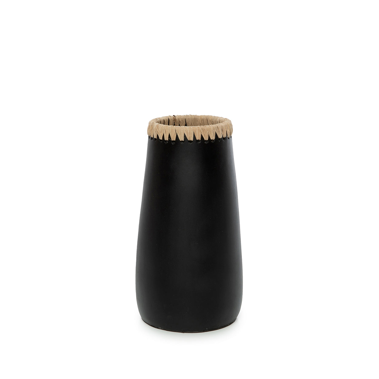 De Sneaky Vaas - Zwart Naturel - M