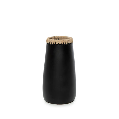 De Sneaky Vaas - Zwart Naturel - M