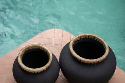 De Styly Vaas - Zwart Naturel - L