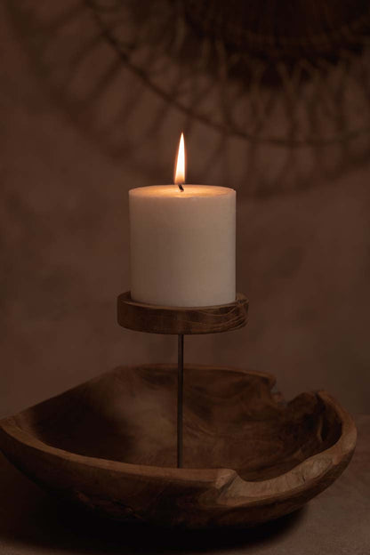 The Candle Plate Naturel
