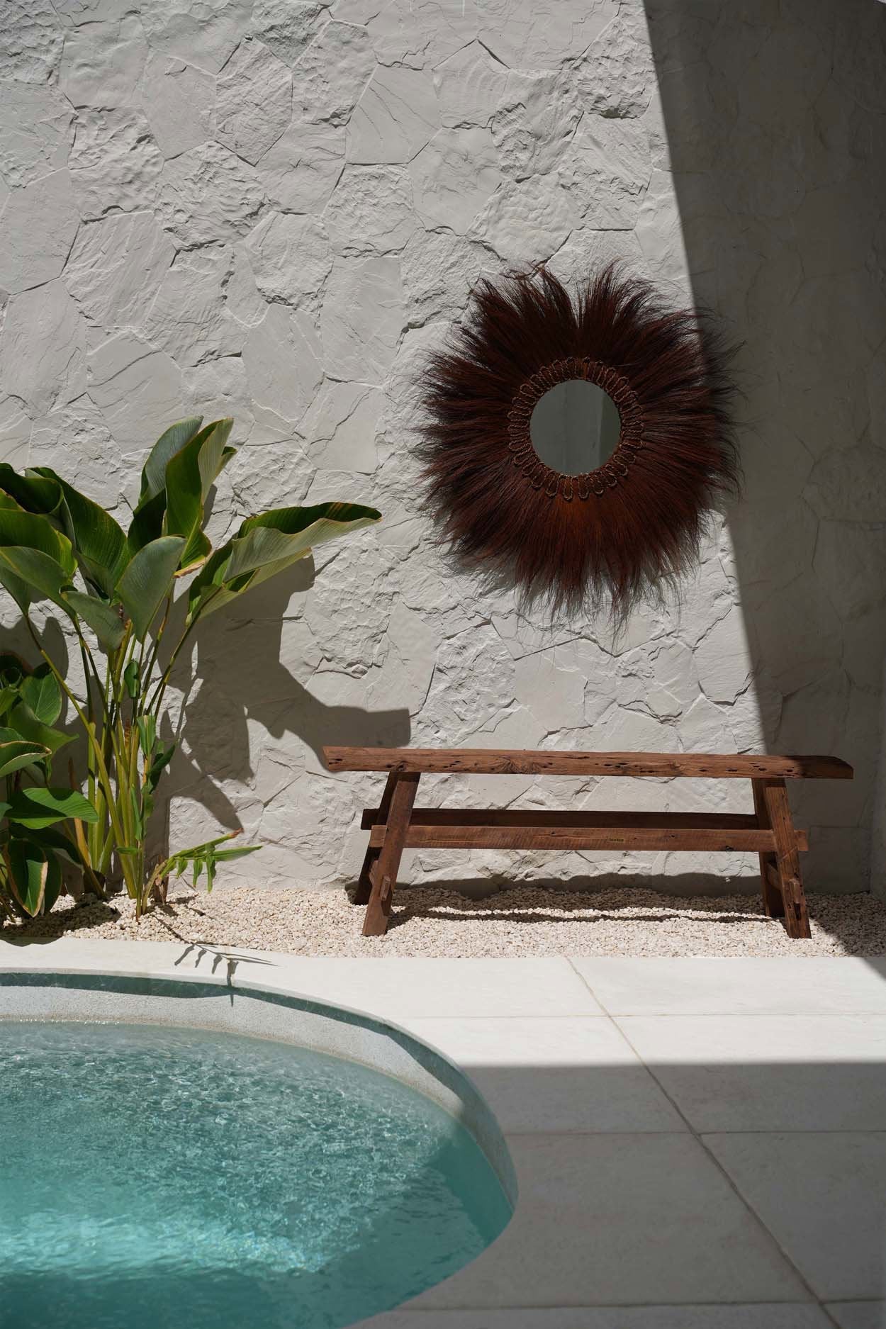 De Beauteous Rustic Bank - Naturel