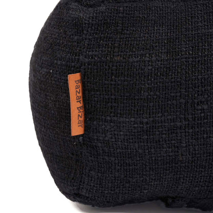 De Comfy Poef - Zwart Bazar Bizar