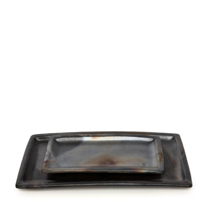 Het Burned Sushi Bord - Zwart - Large
