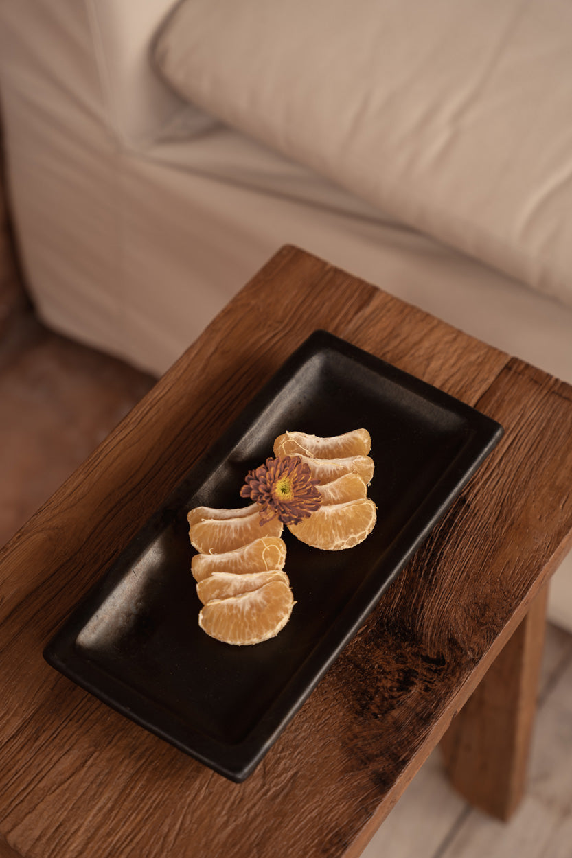Het Burned Sushi Bord - Zwart - Medium