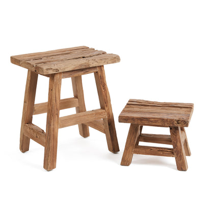 The Yoke Stool - Natural - L