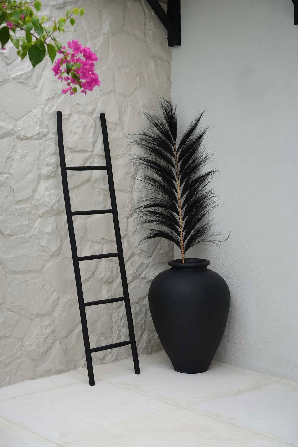 De Tulum Ladder - Zwart - 165