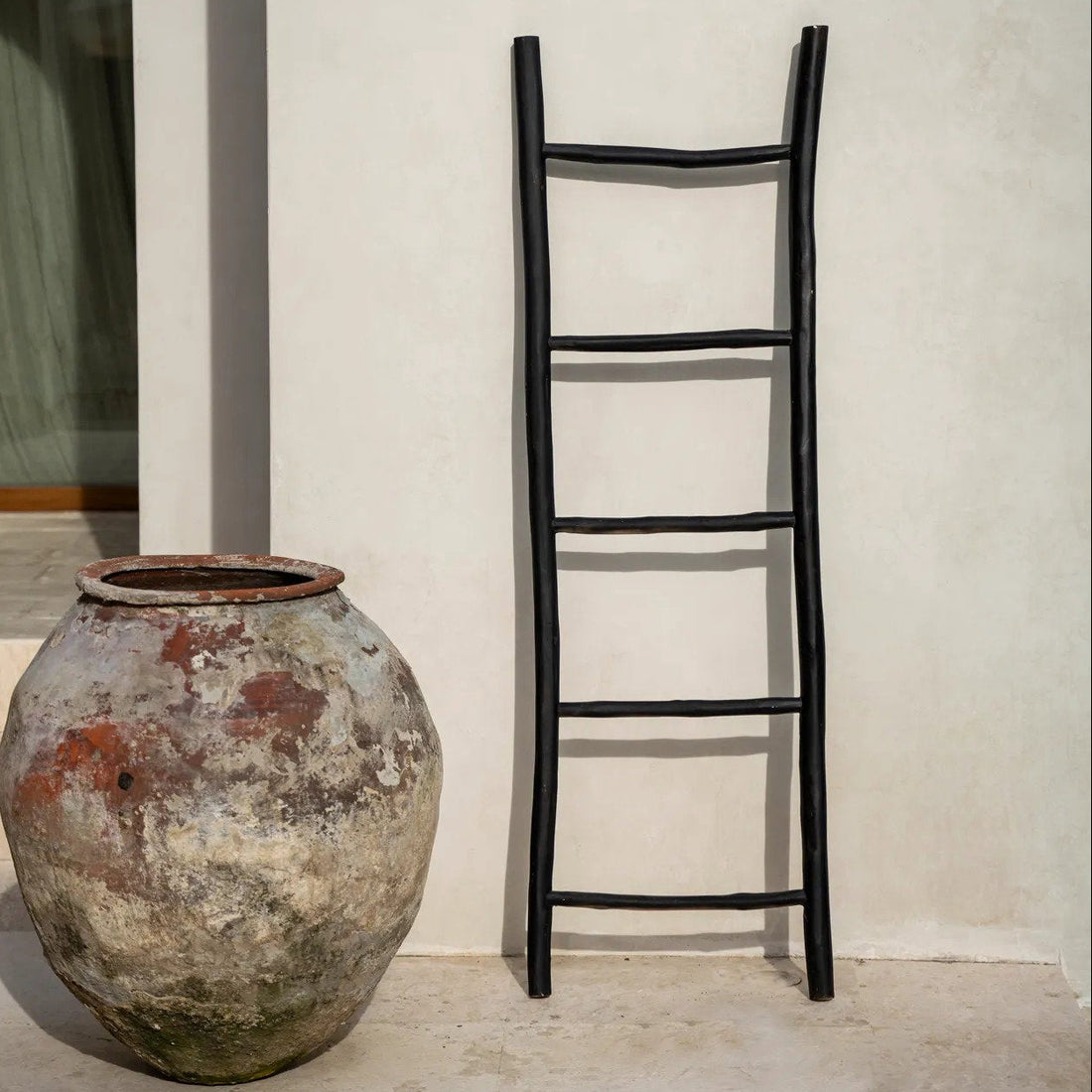 De Tulum Ladder Zwart 165cm Bazar Bizar