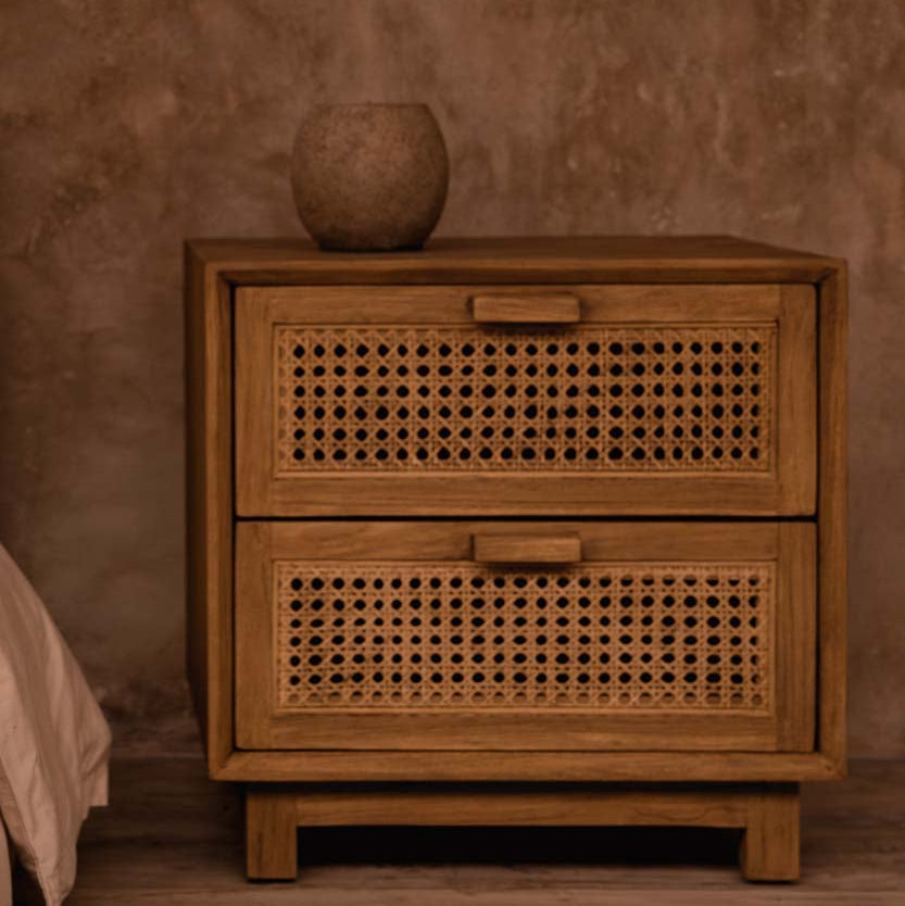 Het Harmony Nachtkastje Naturel Bazar Bizar