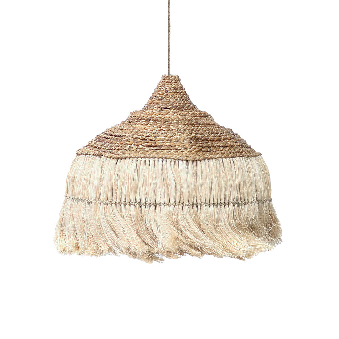 De Abaca Hoola Hanglamp Naturel Large Bazar Bizar