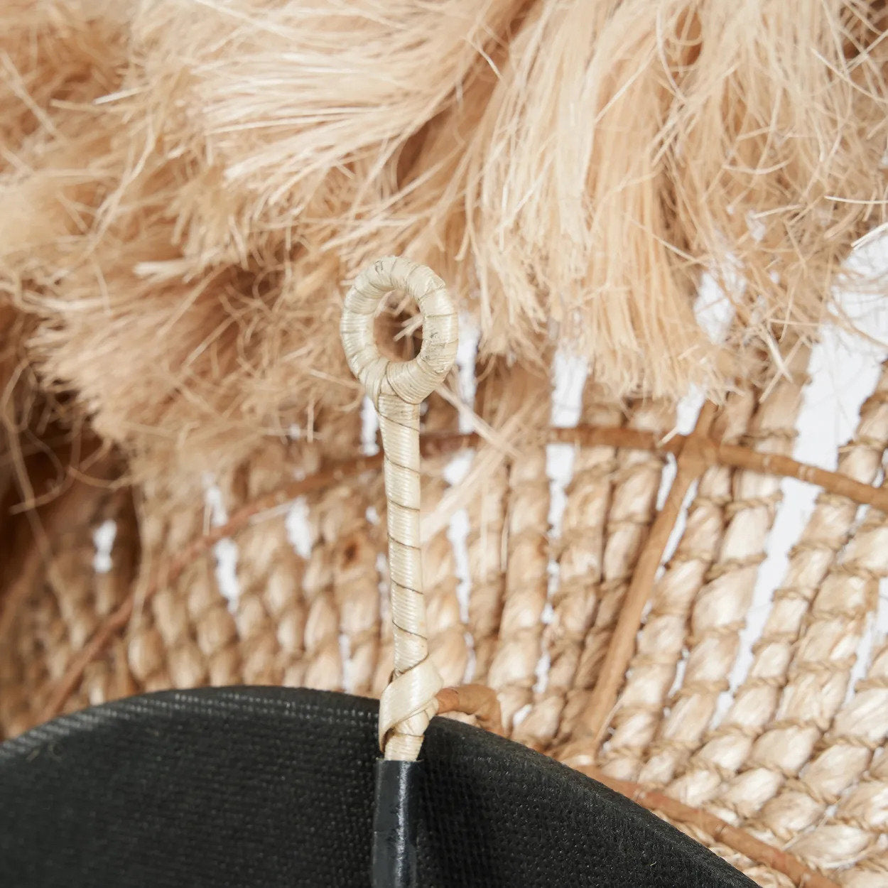 De Abaca Solomon Spiegel - Naturel 85x85cm