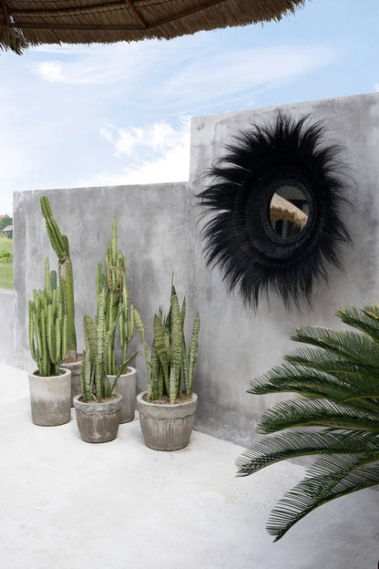 De Sunken Forest Spiegel - Zwart 90x90cm