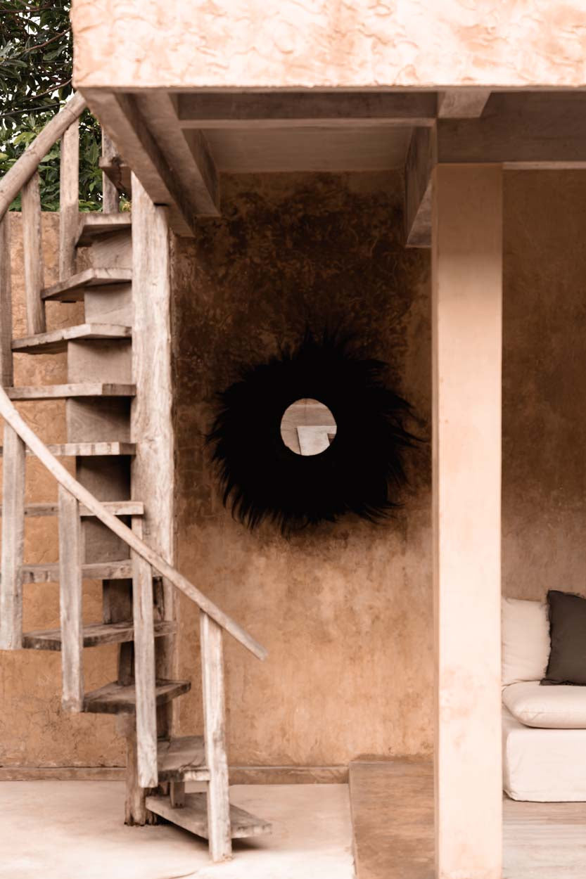 De Sunken Forest Spiegel - Zwart 90x90cm