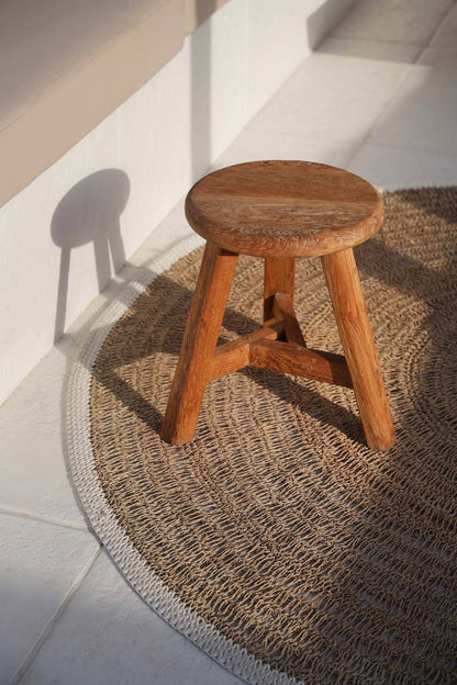 De Noguchi Kruk Gerecycled Teakhout Bazar Bizar