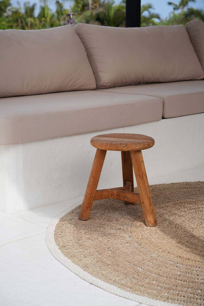 De Noguchi Kruk Gerecycled Teakhout Bazar Bizar