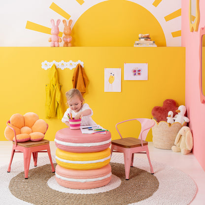 Kleurrijke Bijzettafel Macarons Large Ø52x45.5cm J-Line