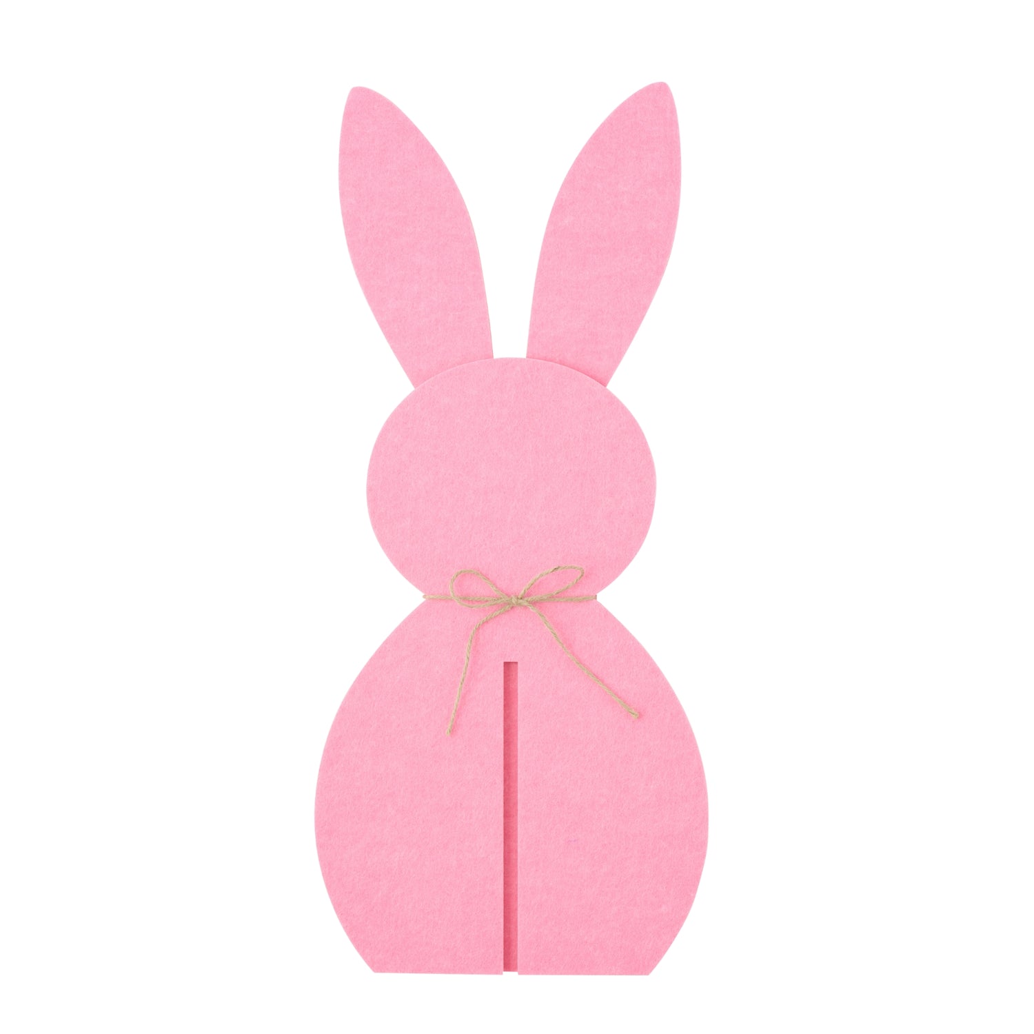 Paasdecoratie Roze Konijn Vilt Set van 3 J-Line