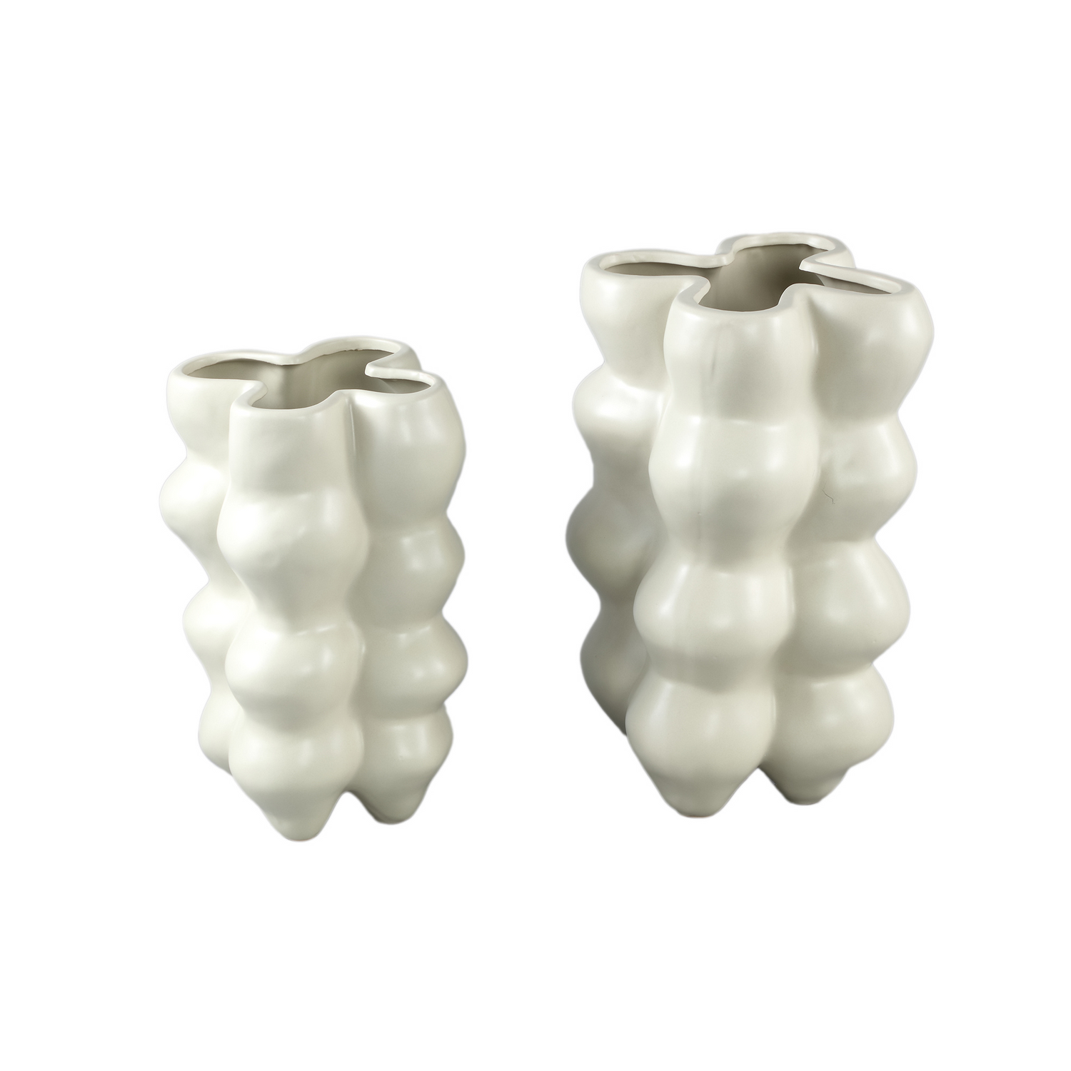 Potten Baille Crème PTMD Set van 2