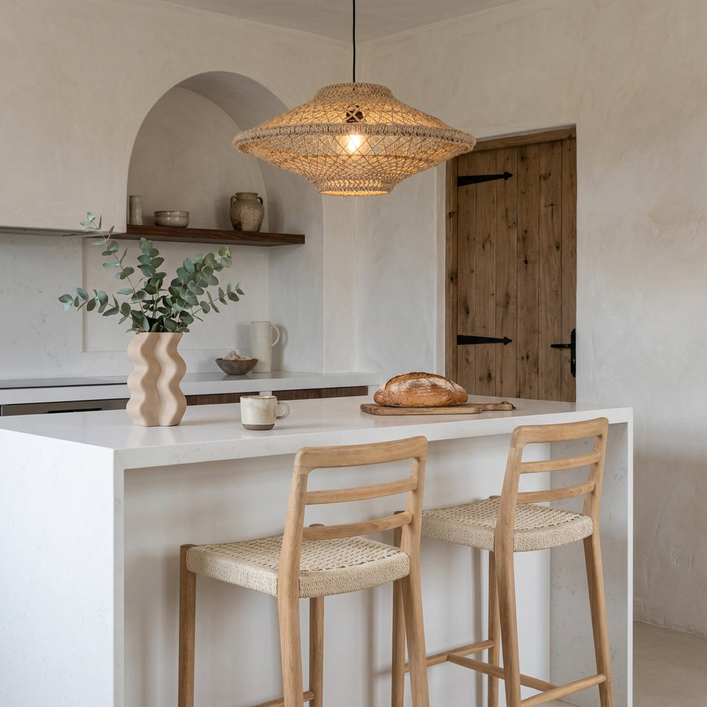 Hanglamp Corda Touw Naturel Medium Ø60cm Raw Materials