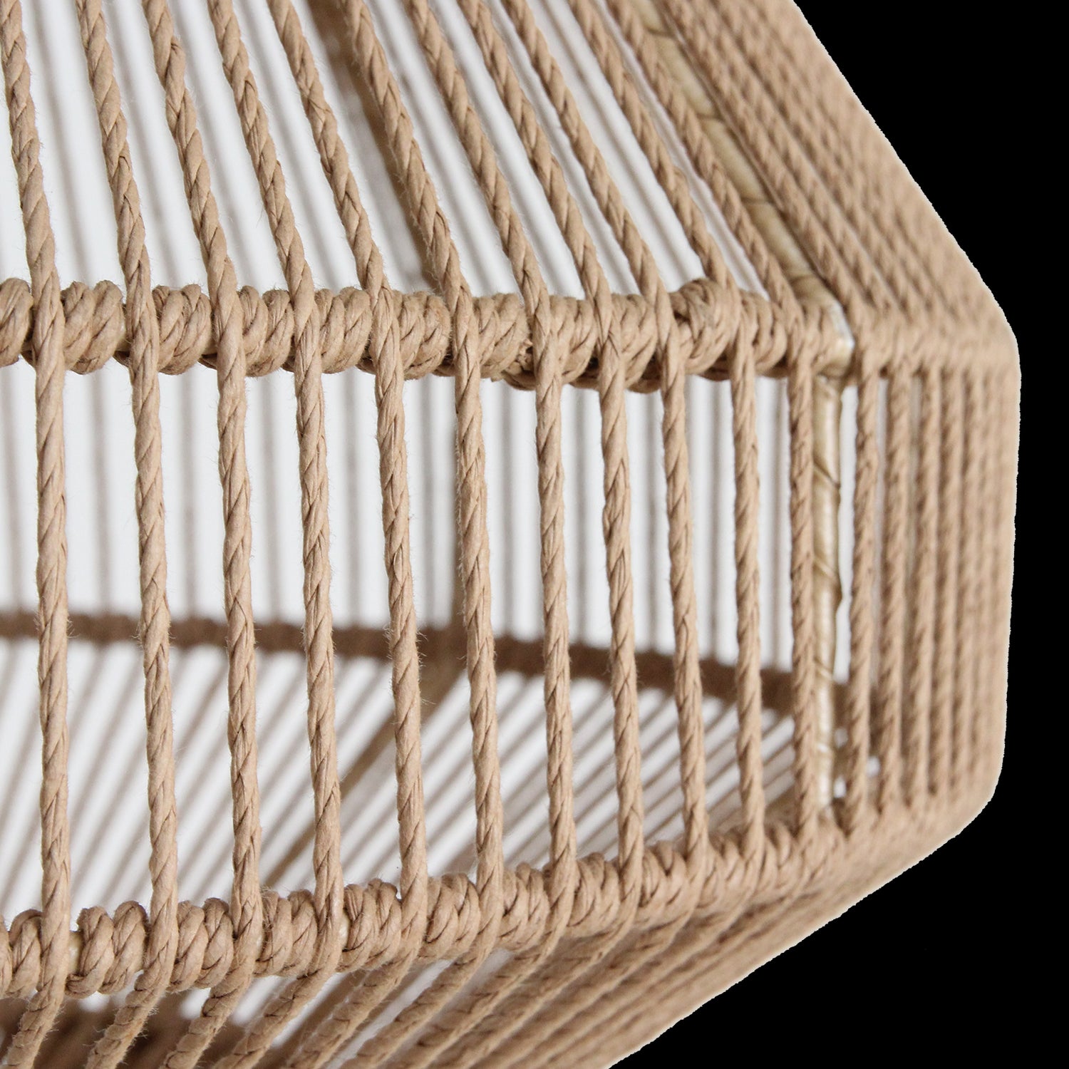 Linea Hanglamp Diamond Naturel Ø44x42cm Raw Materials