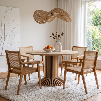 Hanglamp Wave Natural Large Raw Materials