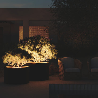 MAZU Tank Luxe LED Plantenpot Lichtgrijs