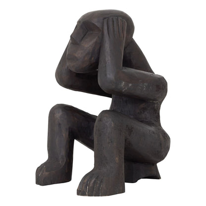 Beeld Monkey Hear Nothing MUST Living