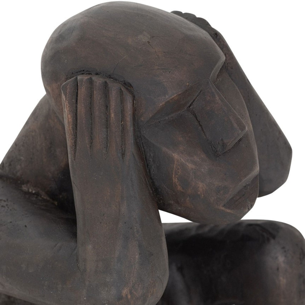Beeld Monkey Hear Nothing MUST Living