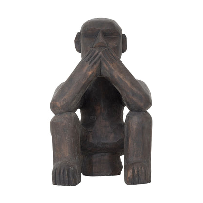 Beeld Monkey Say Nothing MUST Living