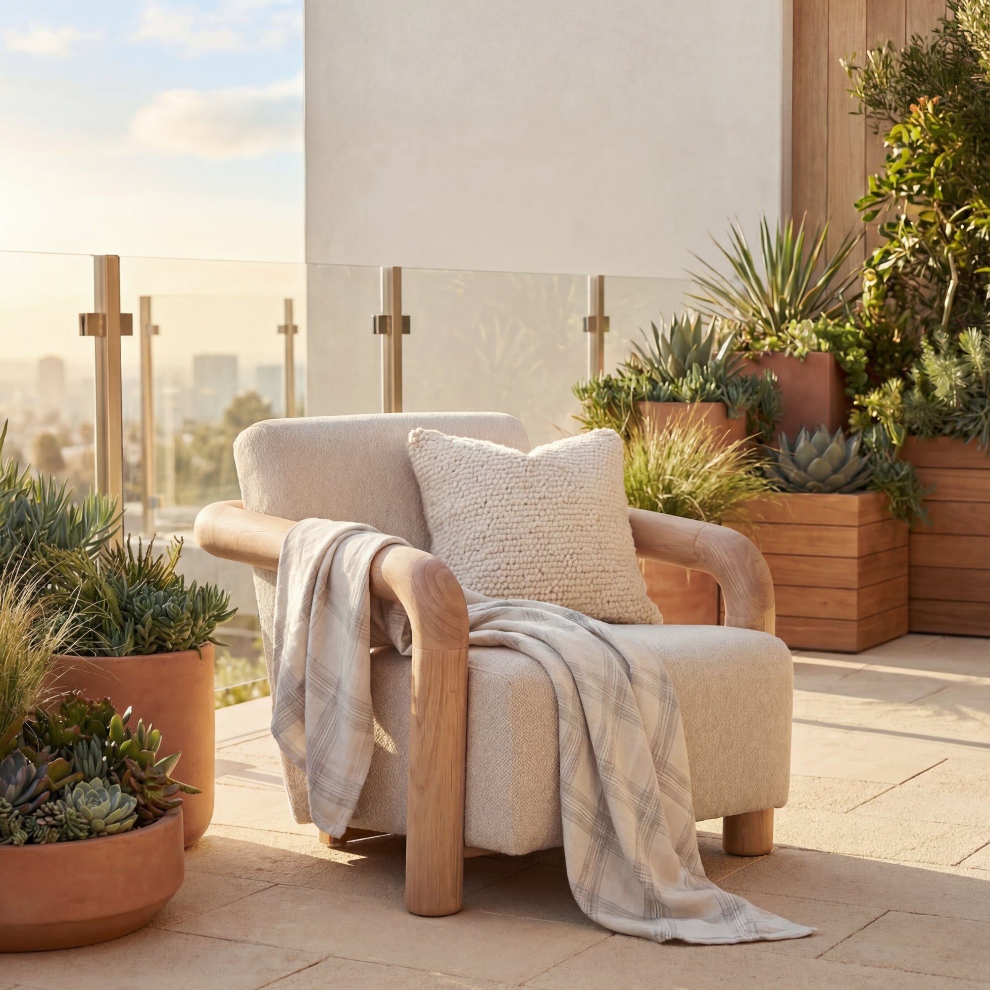 MUST Living In &amp; Outdoor Fauteuil Blush