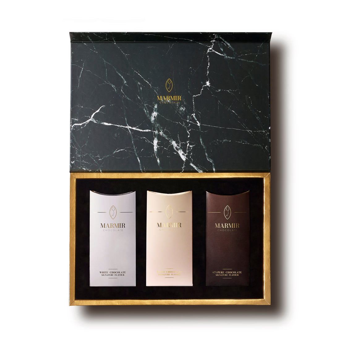 Premium Giftbox 3 Signature Bars - Marmir Chocolate