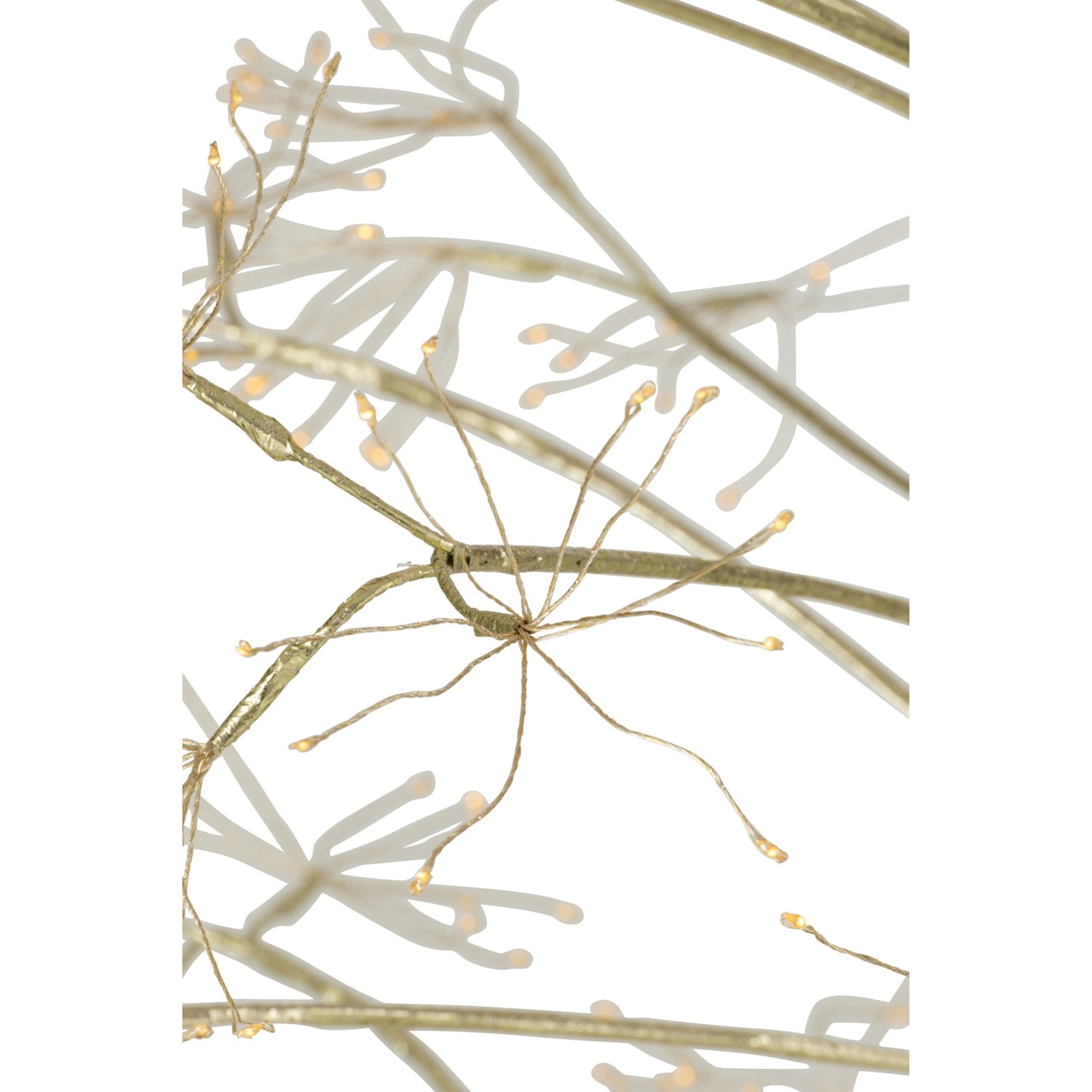 Kerstboom 2700 Led Metaal Goudkleurig Medium H210cm J-Line